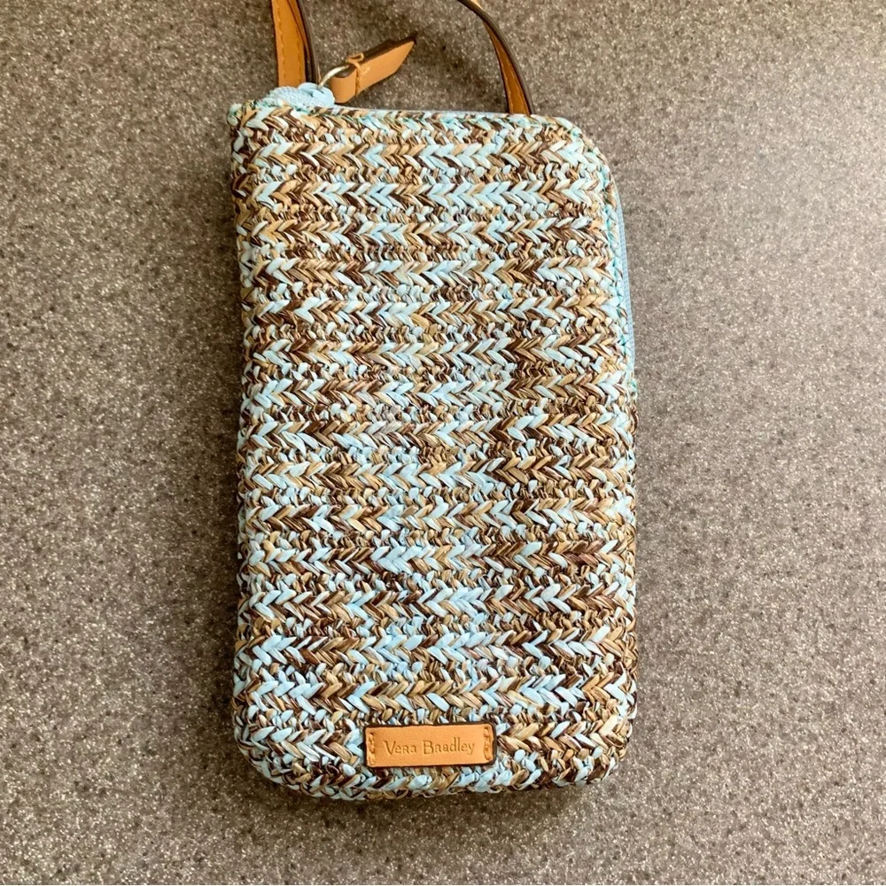Vera Bradley Straw Cell Phone Cross Body NWOT
